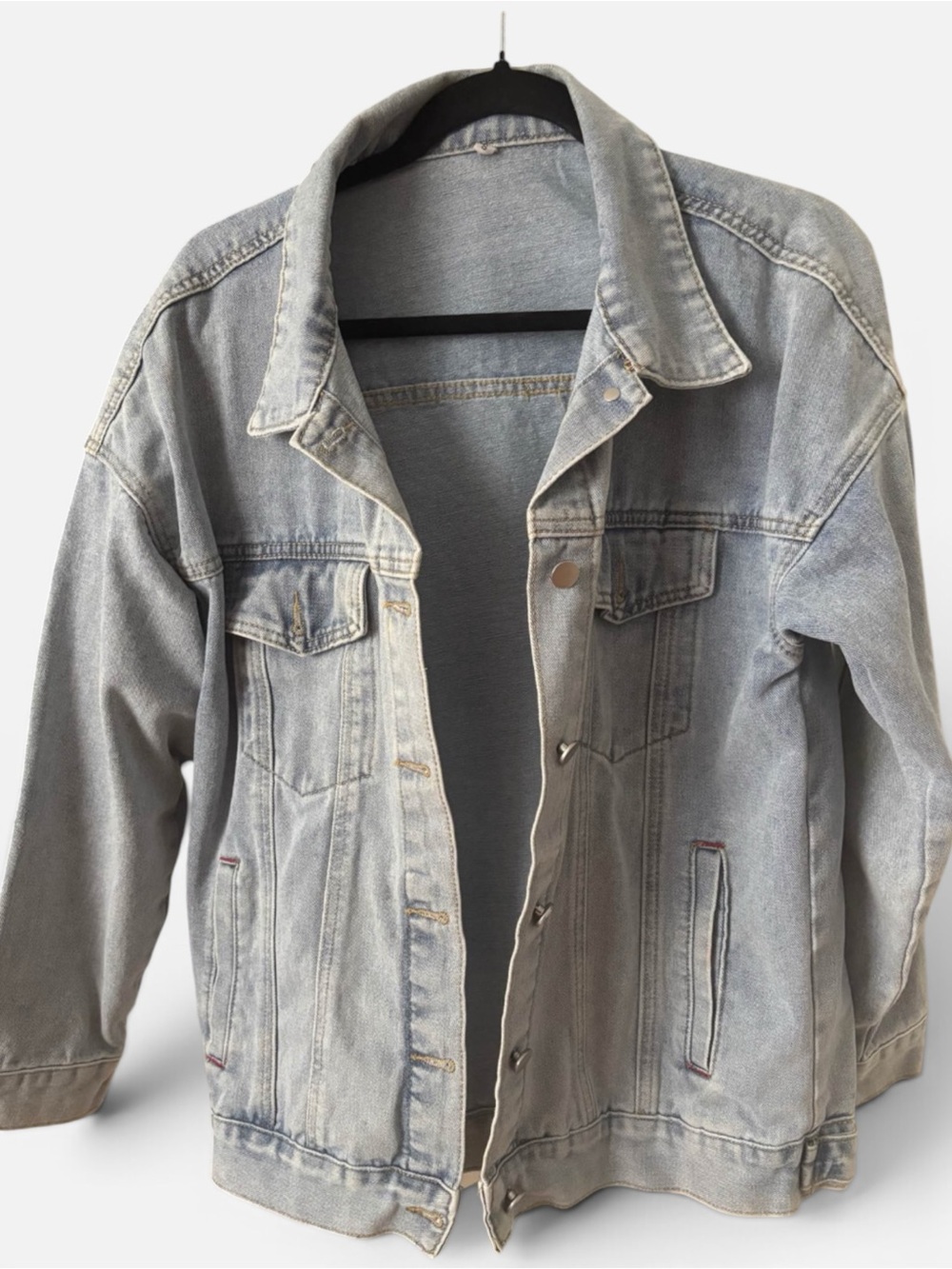 Relaxed Light Wash Denim Jacket